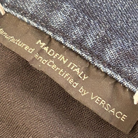 Versace Straight Leg Blue Jeans Made in Italy Size 32   - V535 - Picture 10 of 12